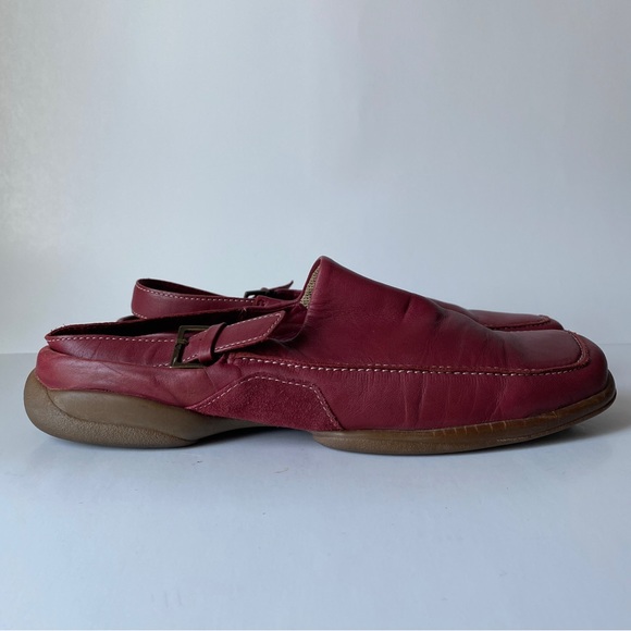 Ecco Slingback Mules, Dark Red - Picture 2 of 4